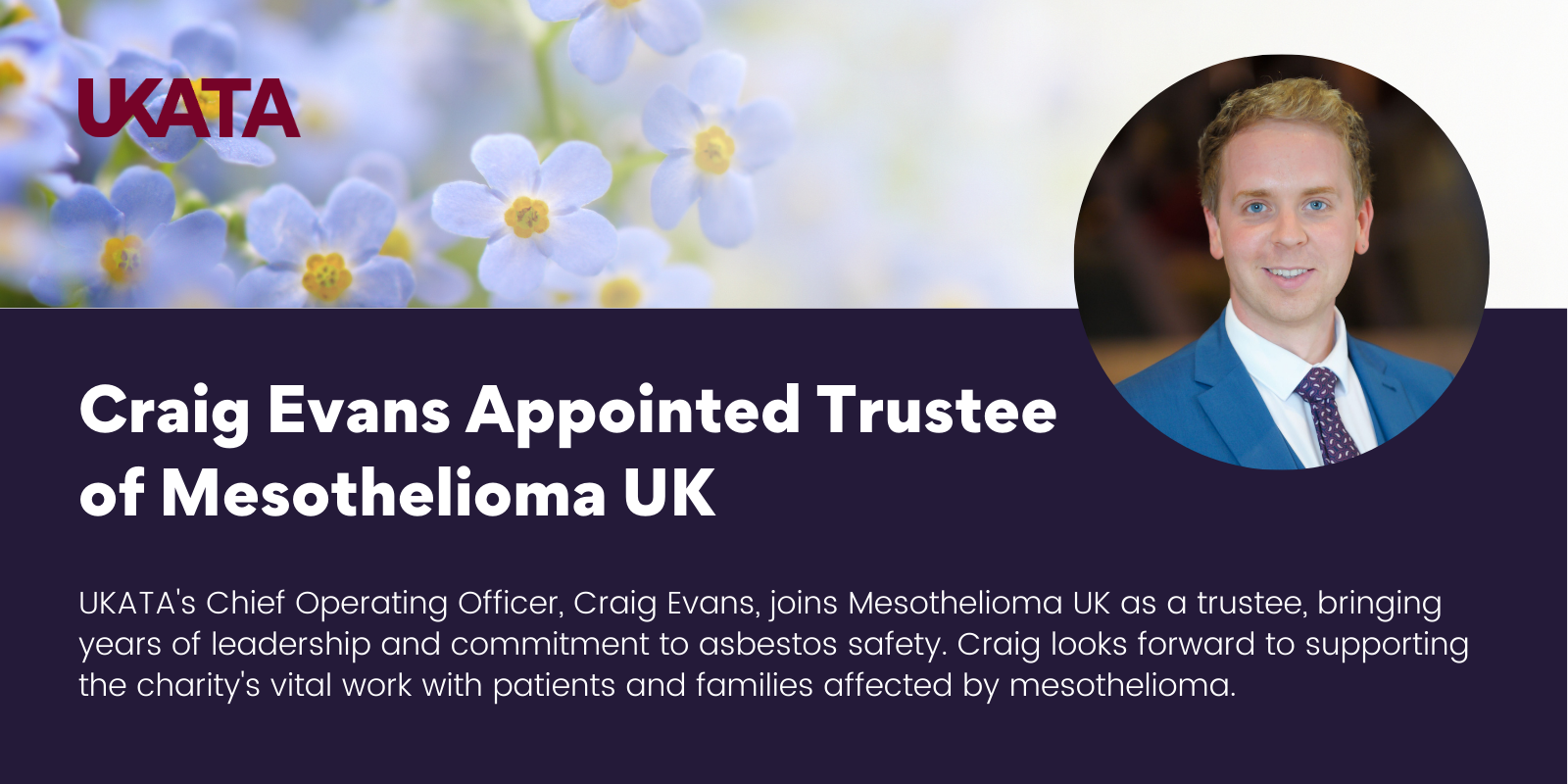 Craig Evans Trustee Mesothelioma UK